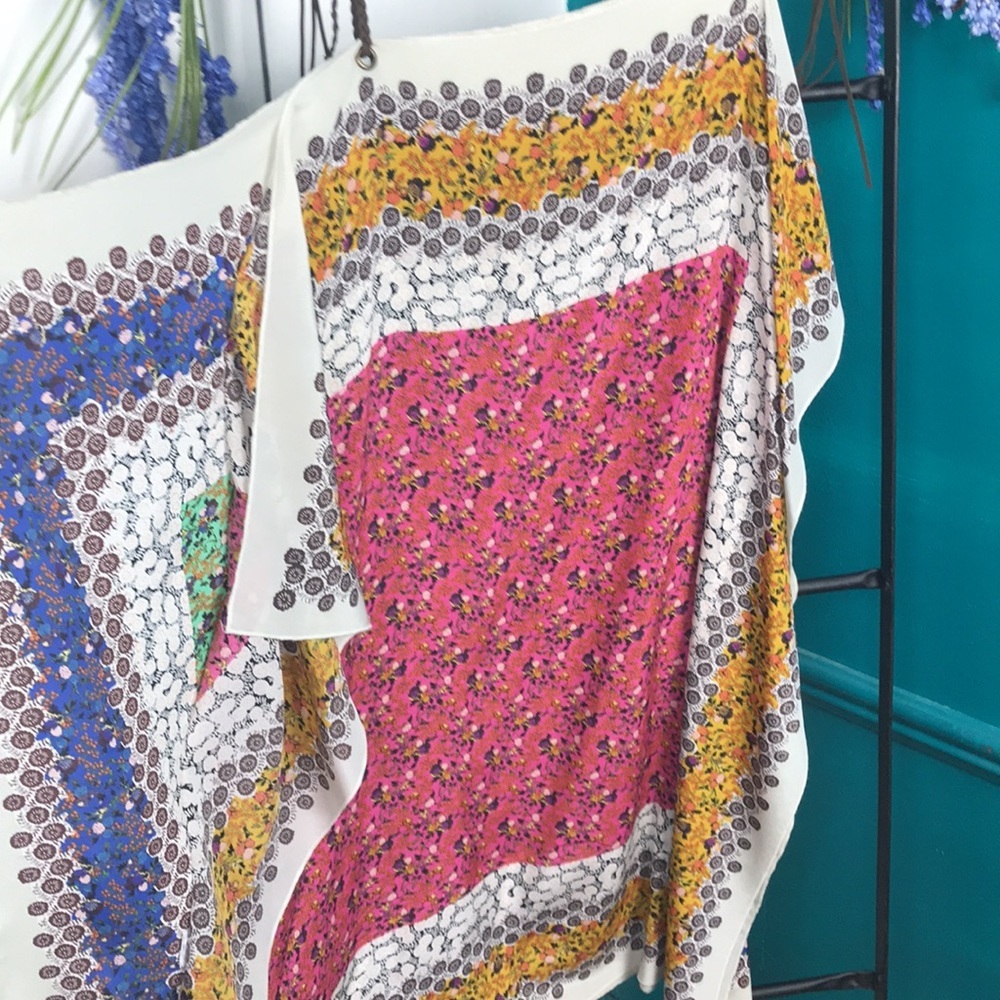 Forever 21 free style print dress with braid ties - Picture 8 of 10